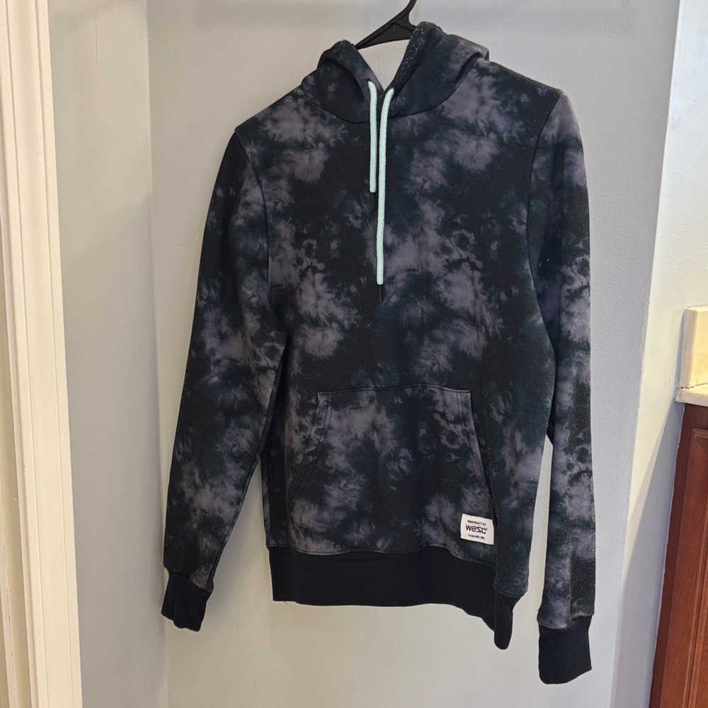 Wesc Black and Gray Hoodie